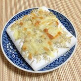 カリッとしたじゃこが美味しい！はんぺんのチーズ焼き